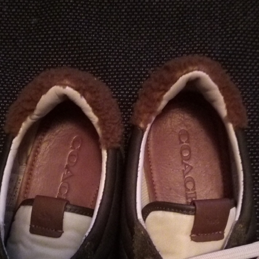 Coach Green and Brown Sneakers Classic Design - Picture 2 of 5